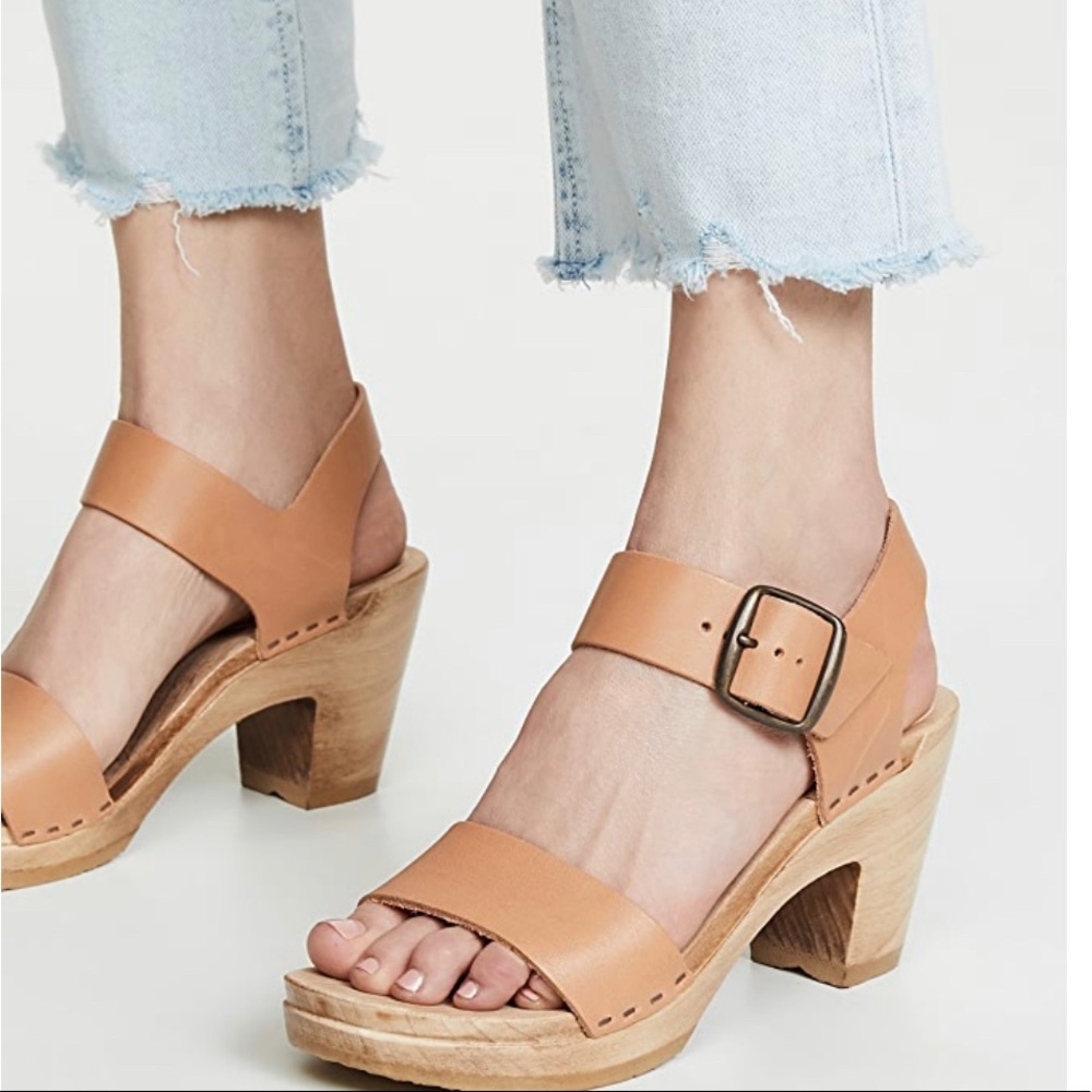 No.6 two strap clog